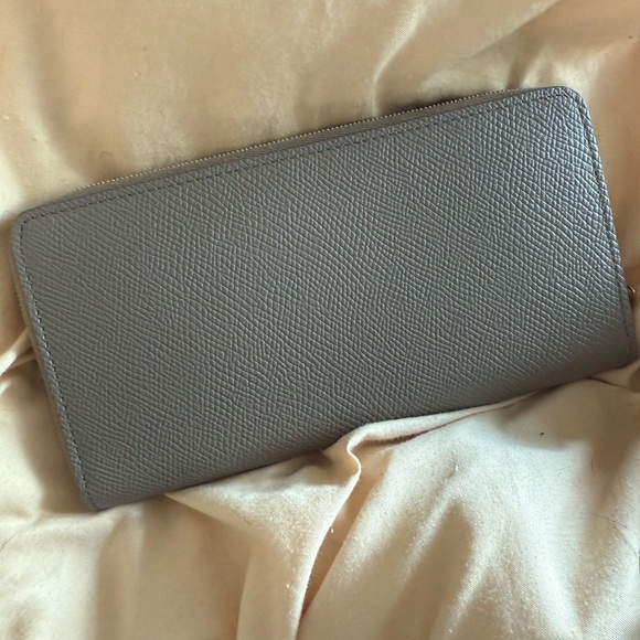 Celine Gray Taupe Leather Wallet - Picture 2 of 7